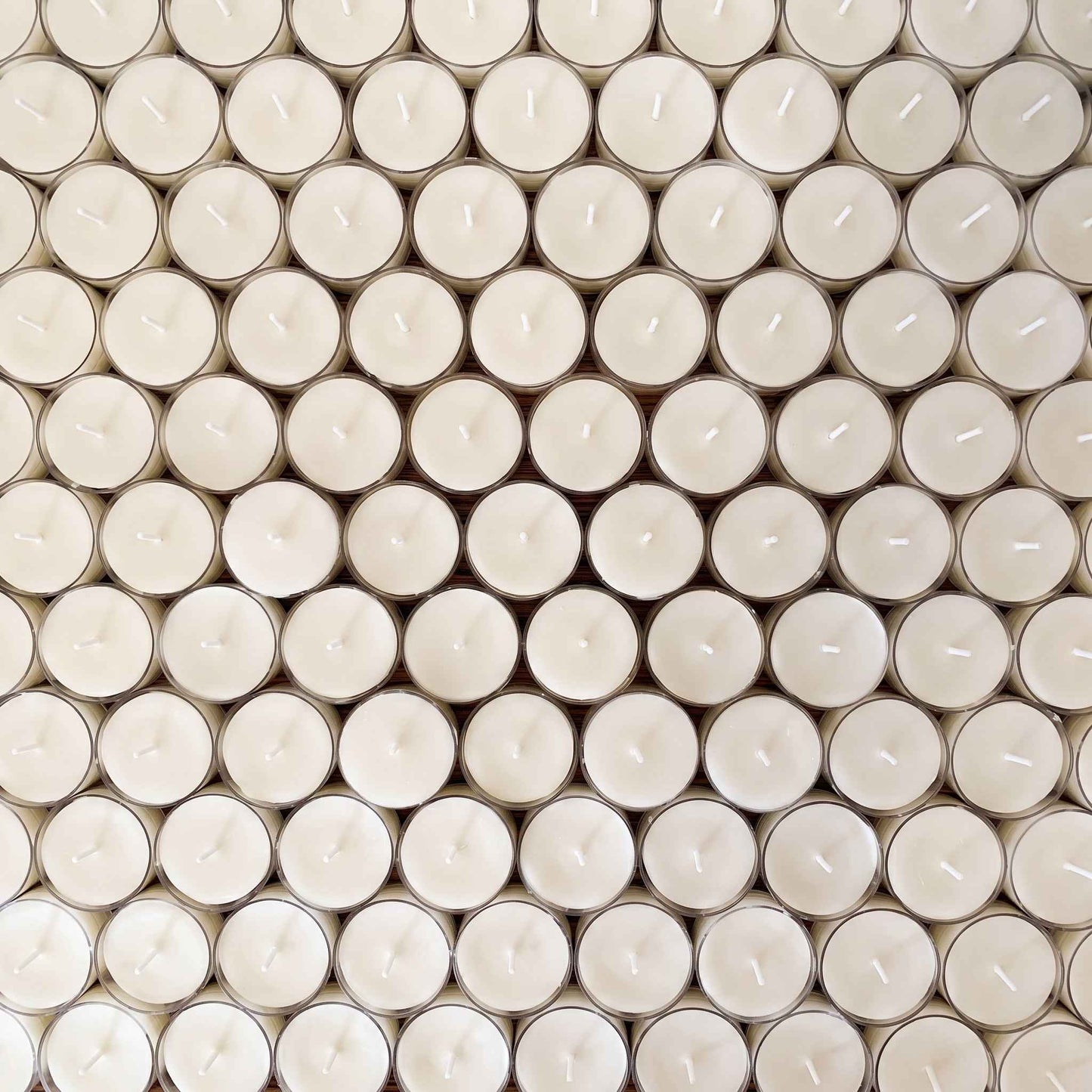 White Tealight Beeswax Candles
