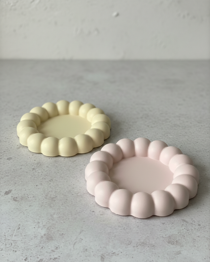 Jesmonite Bubble Tray | Handmade Catch-All Dish