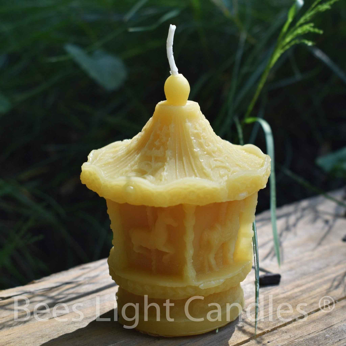 Carousel Beeswax Candle | Merry-Go-Round