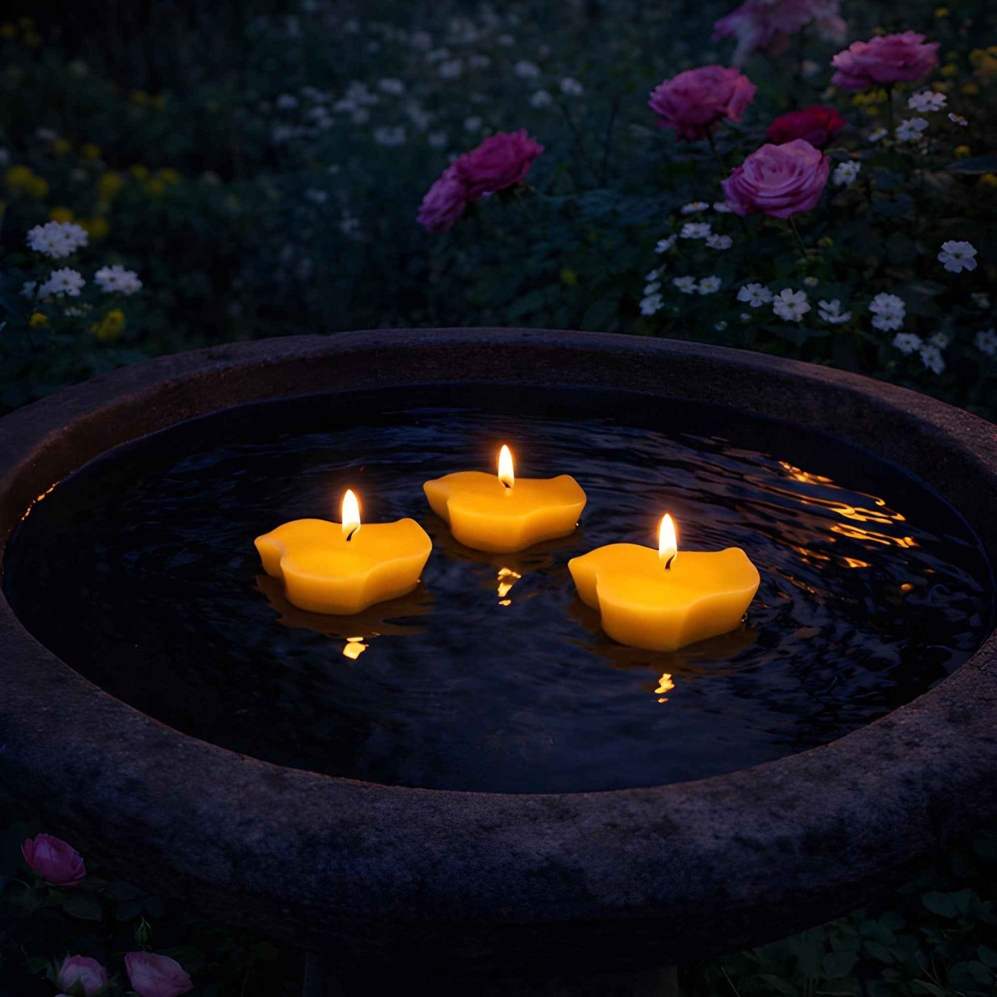 Floating Duck Beeswax Candle