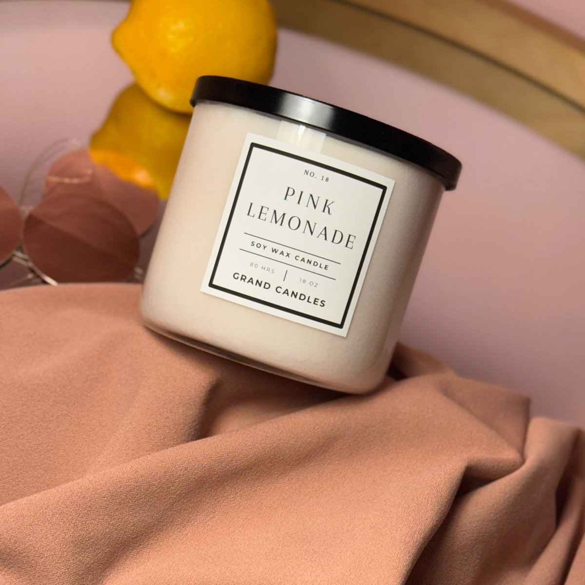 Pink Lemonade Candle