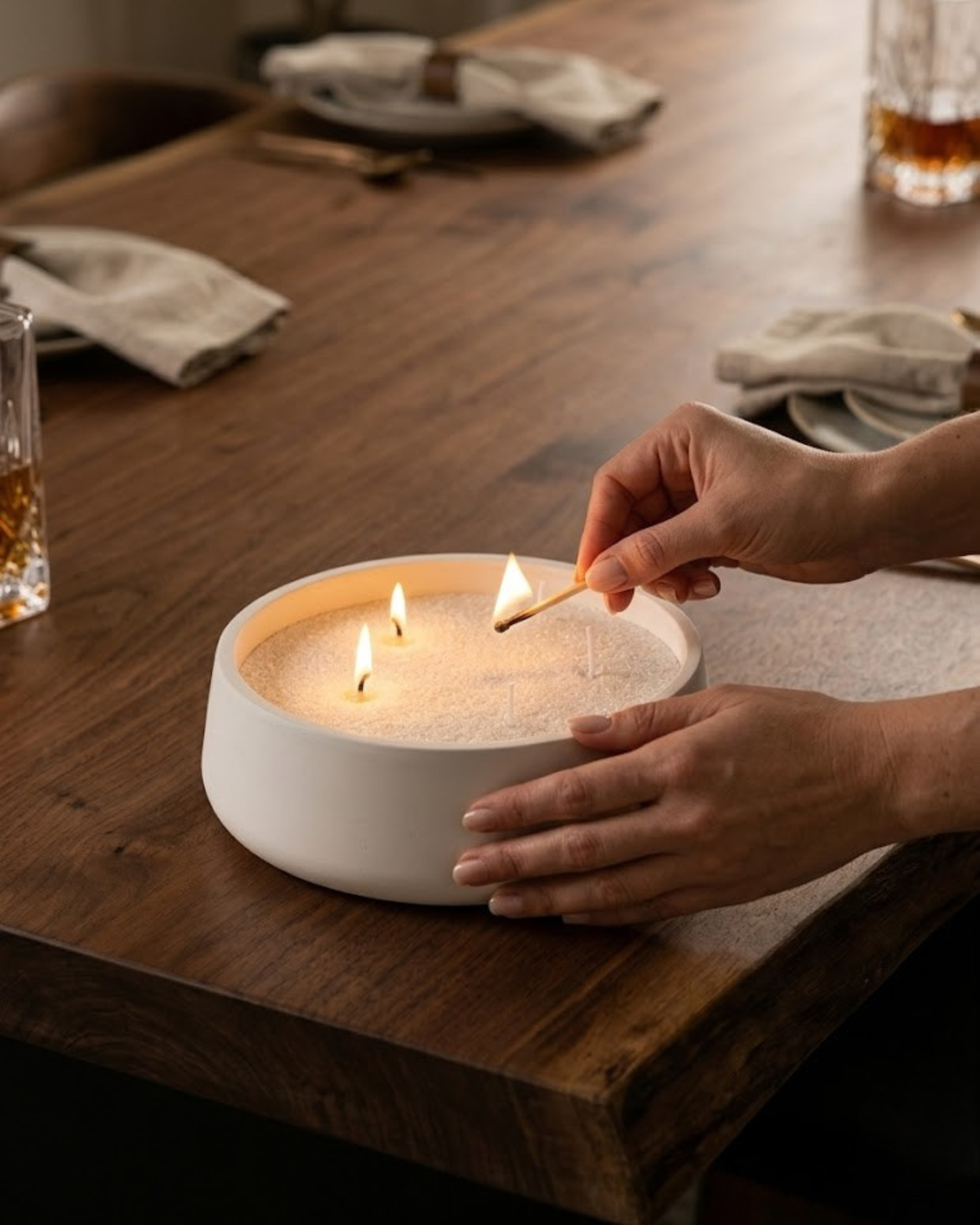 Hearth Candle Bowl