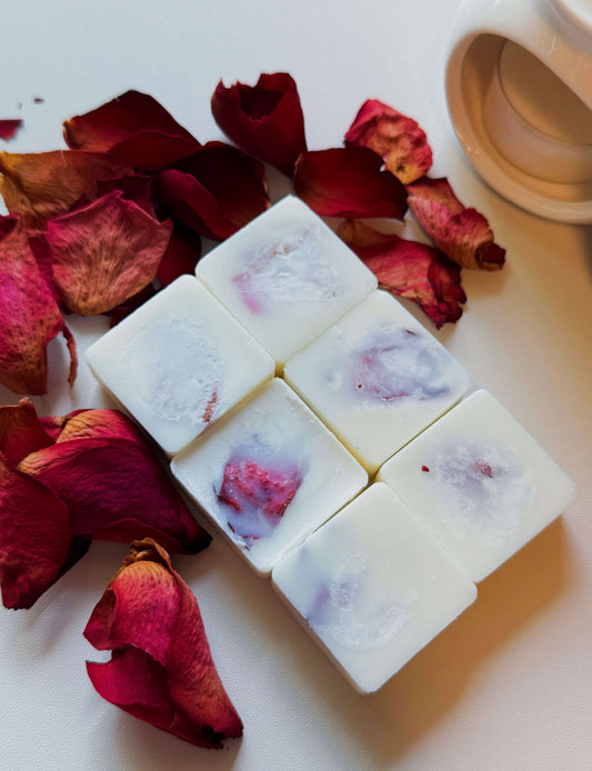 Rose Petal Soy Wax Melts Refill — 4 oz - Relaxing Flame